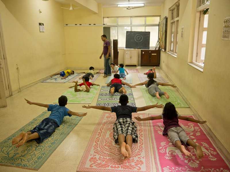 Yoga class